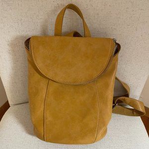 Small Light Leather Backpack